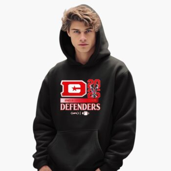 2025 Ufl Champions Dc Defenders Commemorative Logo Shirt