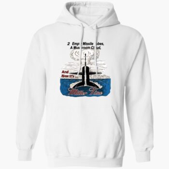 24 Empty Missile Tubes A Mushroom Cloud And Now It's Miller Time Shirt