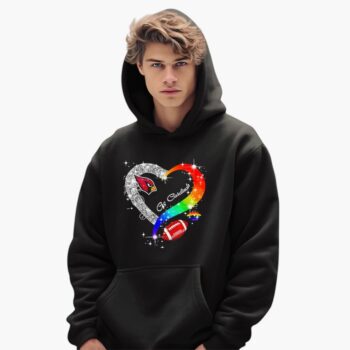 Arizona Cardinals Heart Lgbt Pride Month 2025 Shirt