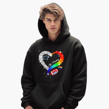 Carolina Panthers Heart Lgbt Pride Month 2025 Shirt