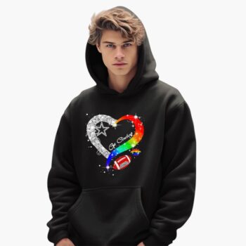 Dallas Cowboys Heart Lgbt Pride Month 2025 Shirt