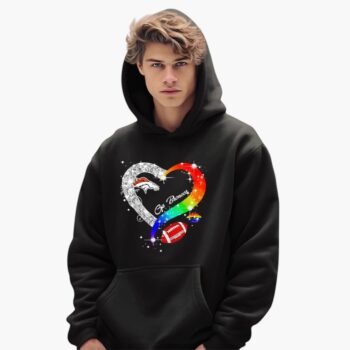 Denver Broncos Heart Lgbt Pride Month 2025 Shirt