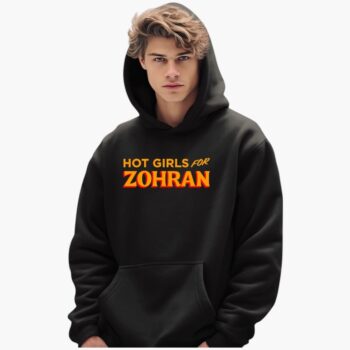 Emily Ratajkowski Wearing Hot Girls For Zohran Shirt