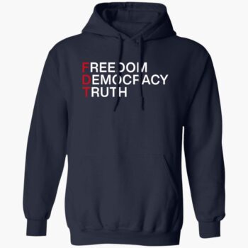 Fdt Freedom Democracy Truth Print Casual Shirt
