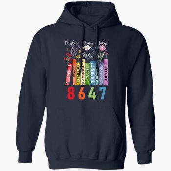 Floral Foxglove Daisy Tulip 8647 Book Lover Shirt
