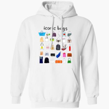 Glamzilla Wearing Iconic Bags Shirt
