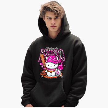 Hello Kitty Playing Houston Astros Baseball 2025 Shirt