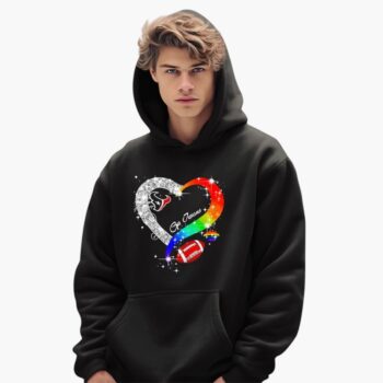 Houston Texans Heart Lgbt Pride Month 2025 Shirt