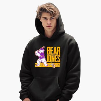 Jared Jones Bear Lsu Tigers Baseball 2025 Shirt