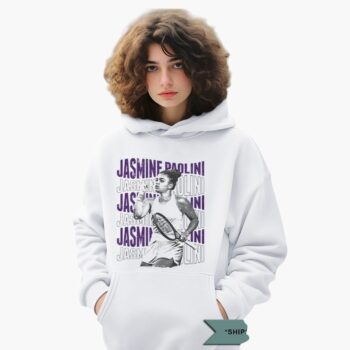 Jasmine Paolini Tennis Player Psychedelic Name Shirt