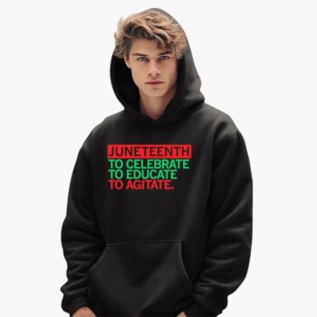 Juneteenth To Celebrate Educate Agitate Shirt