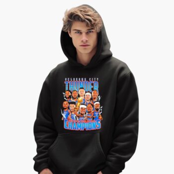 Oklahoma City Thunder 2024 2025 Champions Caricature Shirt