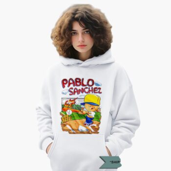 Pablo Sanchez Playing Baseball 2025 Cartoon Shirt