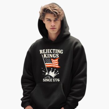 Rejecting Kings Since 1776 American Flag Shirt