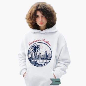 San Diego Skyline America's Pastime 4th Of July 2025 Shirt