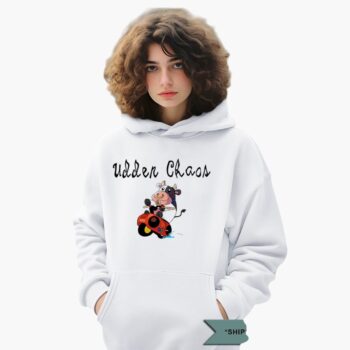 Simply Udder Chaos Cow Shirt