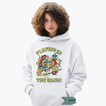 Snoopy And Friends Playing In The Band Shirt