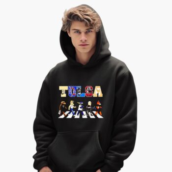 Tulsa Sport Teams Mascots Walking Abbey Road Shirt