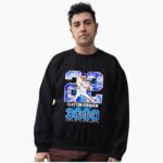 22 Clayton Kershaw Los Angeles Dodgers 3000 Career Strikeouts Shirt