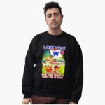 Chicago Cubs Win 8 Hr Cubs Win 11 3 Wave The W Flag Mascot Shirt