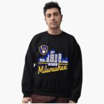 Milwaukee Brewers 2025 Skyline Name Shirt