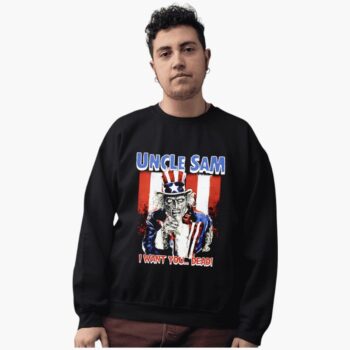 Skeleton Uncle Sam I Want You Dead Shirt