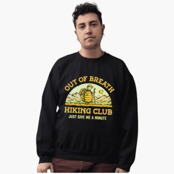Turtle Out Of Breath Hiking Club Shirt
