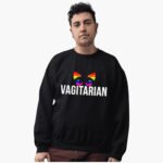 Vagitarian Cat Rainbow Shirt