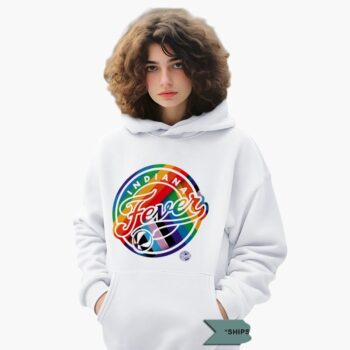 Indiana Fever Basketball Team Pride Month 2025 Logo Shirt