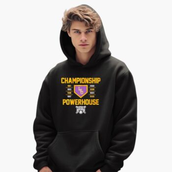 Lsu Tigers Baseball Championship Powerhouse 2025  Shirt