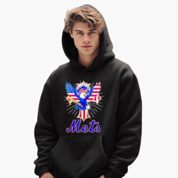 New York Mets American Eagle Flag Logo Shirt