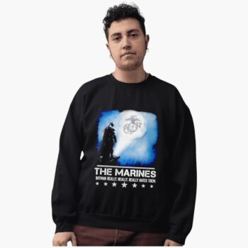 The Marines Batman Really Really Really Hates Them Shirt